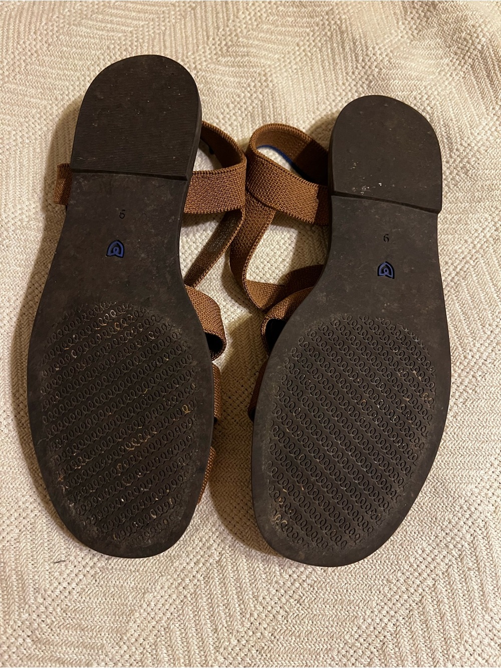 Rothy's Tan Woven Strappy Sandal - Picture 8 of 8